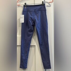 NWT Zella Girl High Waist All Day Performance Leggings in Blue - Size M (8/10)